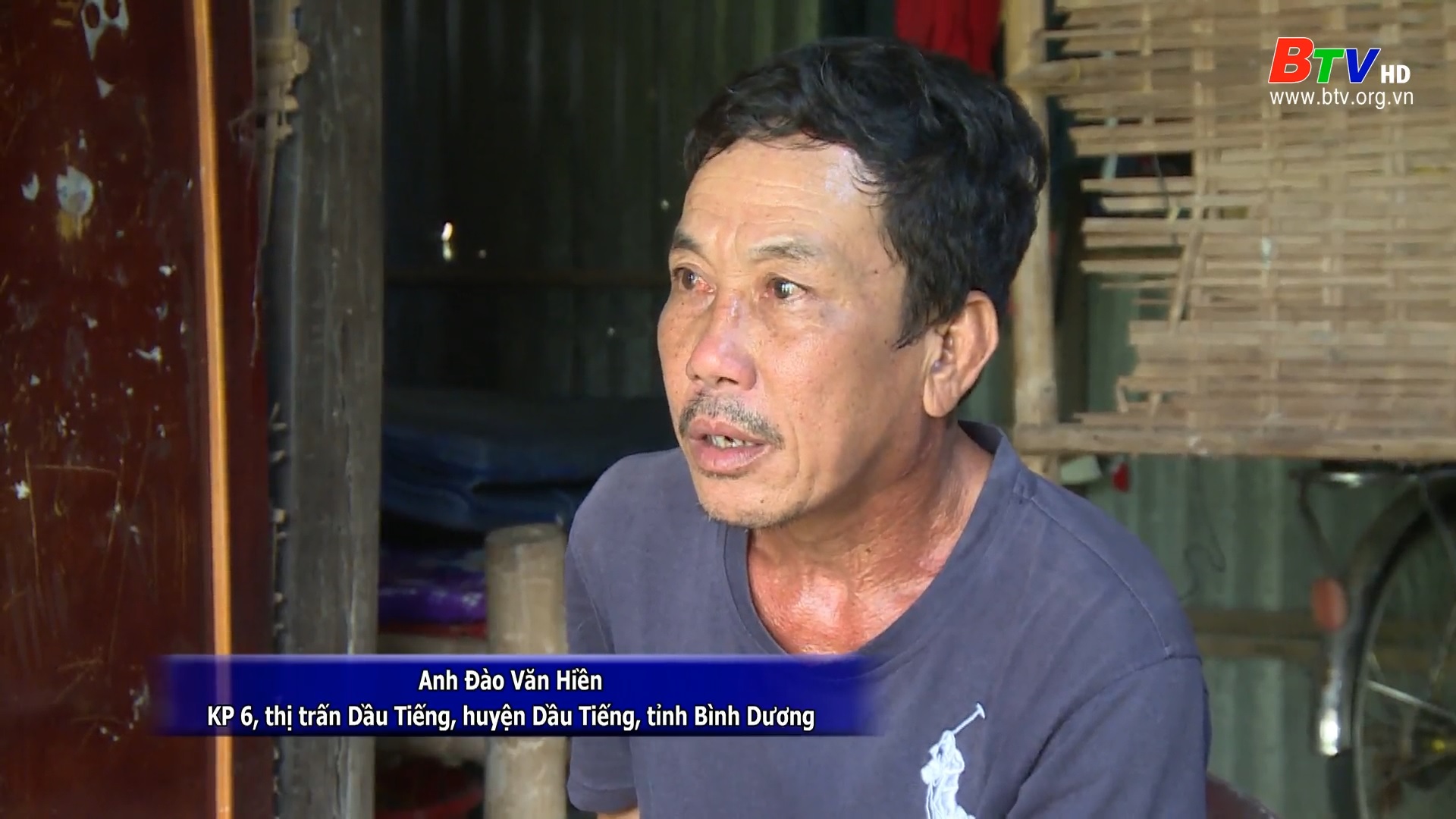 Hoàn cảnh gia đình anh Đào Văn Hiền, thị trấn Dầu Tiếng, huyện Dầu Tiếng - tỉnh Bình Dương